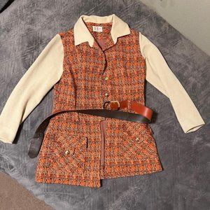 R & K Knits Vintage Polyester Blazer
